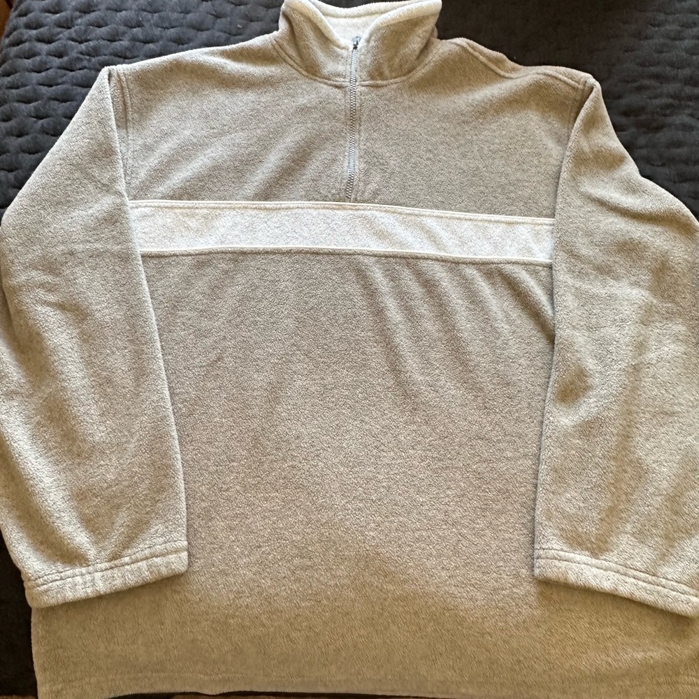 XL TAYLOR & HENRY ZIP UP SWEATER TRUE TO SIZE